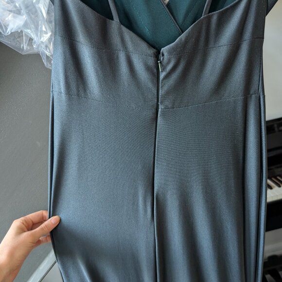 Formal Dress/Evening Gown (Blue/Green) 26" W (Professionally Cleaned) - Picture 9 of 11